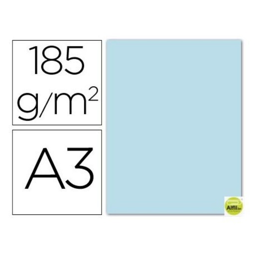 [649502] CARTULINA A3 GUARRO AZ.CI 185G
