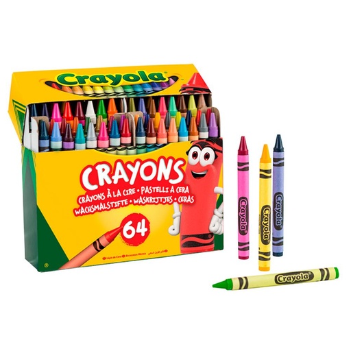 [862532] CERAS CRAYOLAS PETS 64 COLORES