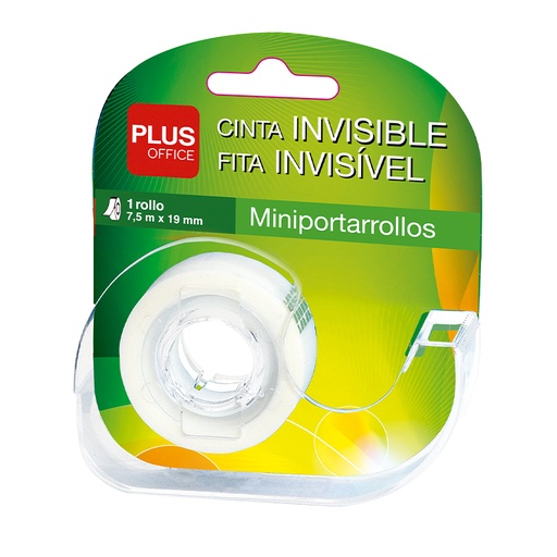 [040392] CINTA ADHESIVA INVISIBLE PLUS PORTARROLLOS