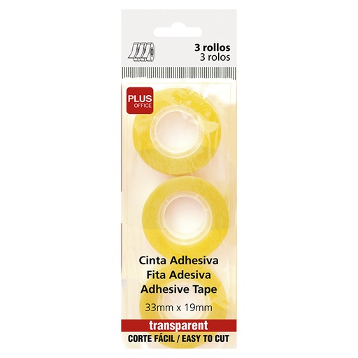 [040619] CINTA ADHESIVA 33x19 BLI/3und.