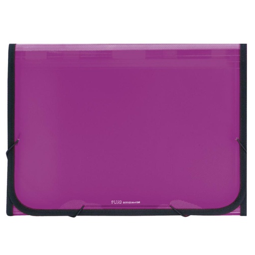 [180707] CLASIFICADOR PP.12DEP.GOMA.TRANS.FUCSIA