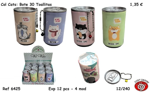[752253] COL CATS BOTE&30 TOALLITA.6425