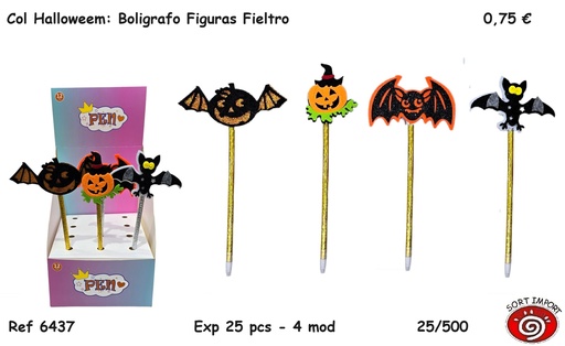 [881746] COL HALLOWEEN BOLIG.FIELT.6437