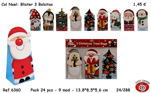 [752266] COL NOEL BLIST.3 BOLSITAS 6360