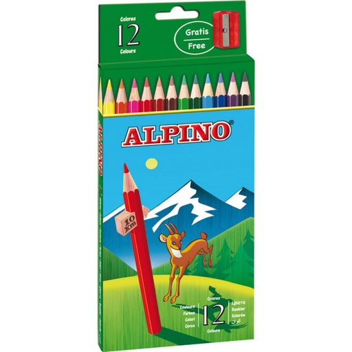 [630040] LAPICES DE COLORES ALPINO 12 COLORES