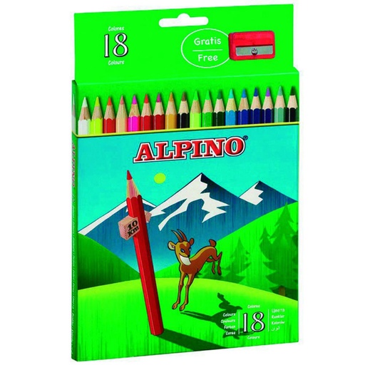 [630041] CREYONES ALPINO 18 LARGOS