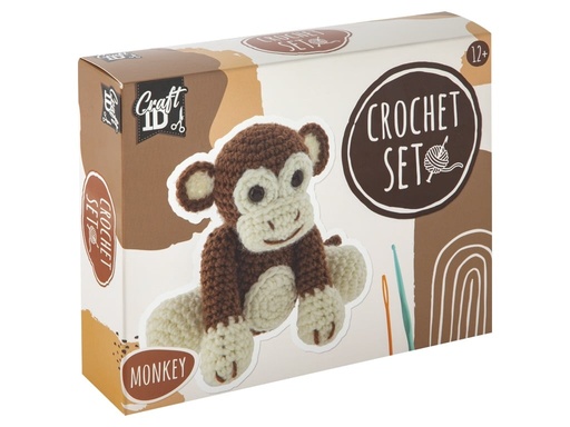 [880489] CROCHET KIT MONKEY CR1704/GE