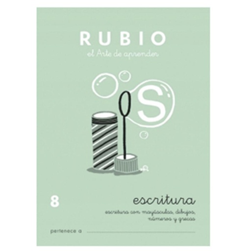 [630334] CUADERNO RUBIO ESCRITURA 8