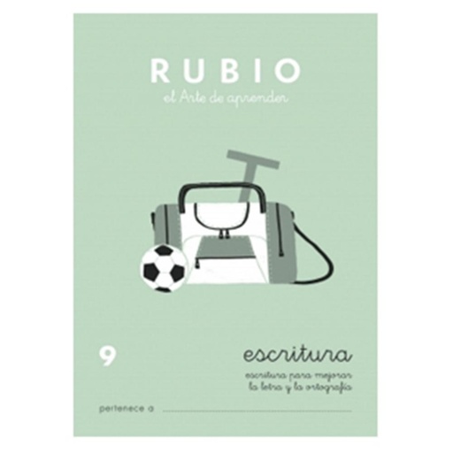 [630335] CUADERNO RUBIO ESCRITURA 9