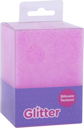 [652663] CUBILETE SILICONA GLITTER FUCSIA