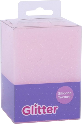 [652660] CUBILETE SILICONA GLITTER ROSA