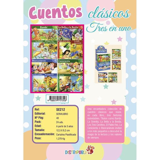 [881374] CUENTOS CLASICOS 3EN1 212