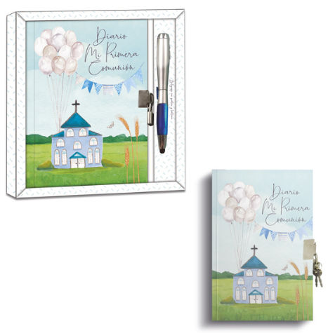 [880063] DIARIO COMUNION NIÑO+BOL.LINTE