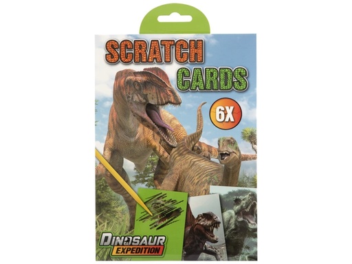 [624310] TARJETAS SCRATCH DINOSAUR EXPEDITION 130006
