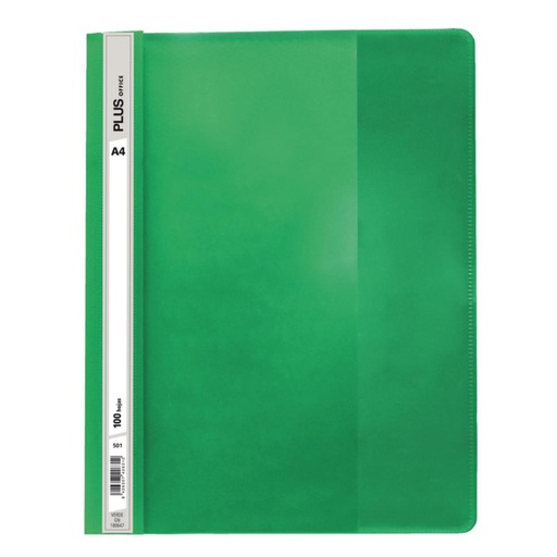 [180647] DOSSIER FASTENER A4 VERDE 100H