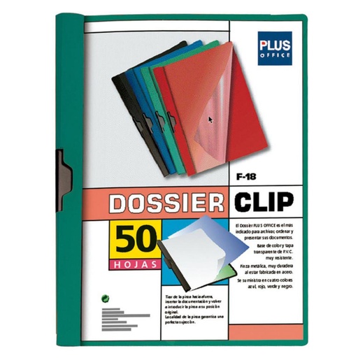 [180269] DOSSIER PINZA LATERAL 50H VERDE