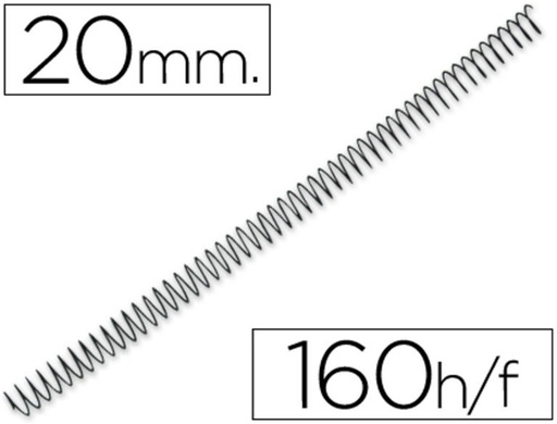 [220188] ESPIRAL METALICO P56/4:1 20MM