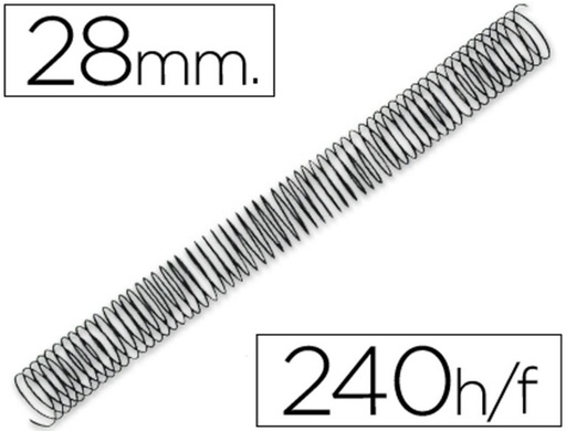 [220192] ESPIRAL METALICO P56/4:1 28MM