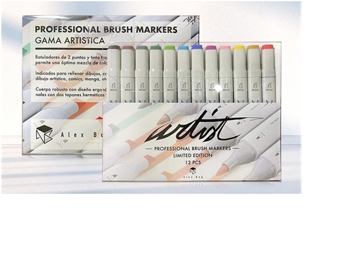 [881371] ESTUCHE 12 BRUSH PASTE.AB-1213