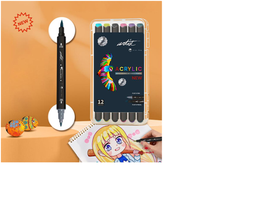 [653133] ESTUCHE ACRILICOS 12CO.AB-0656