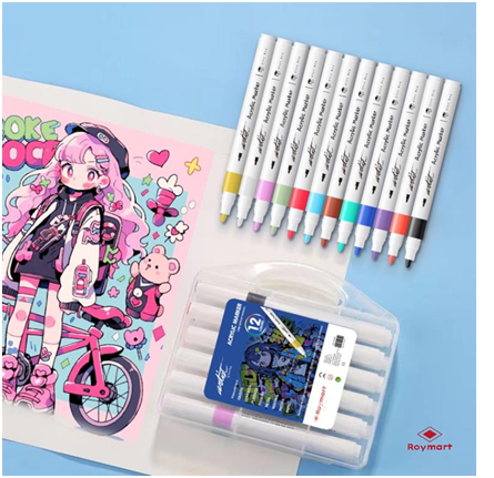 [653145] ESTU.MALET.ACRIL.12COL.AB-0690