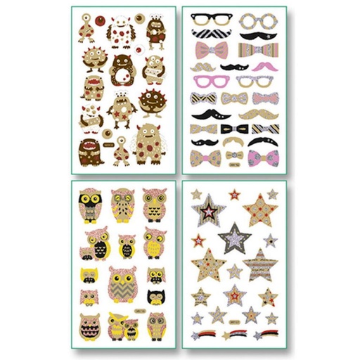 [862386] ETIQUETA FOLIA TREND 8HOJAS