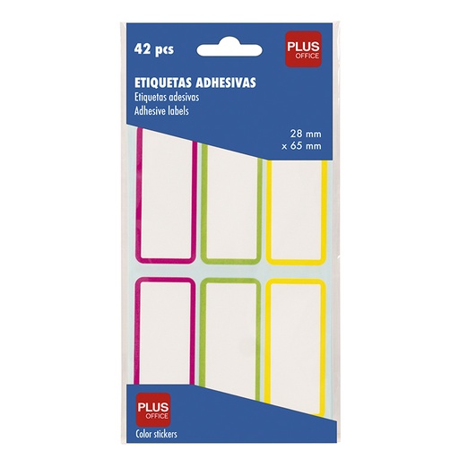 [630558] ETIQUETAS LIBROS COLOR 28X65/7