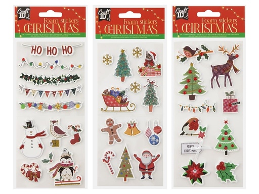 [624284] FOAM STICKERS XMAS CR8017/GE