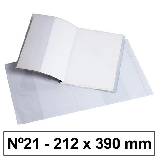 [630581] FORRO LIBROS PVC Nº21 120M 5UD