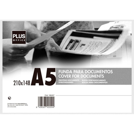 [180457] FUNDA DOCUMENTOS A-5 RIGIDA