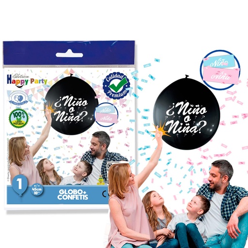 [882445] GLOBO REVELACIÓN SEXO NIÑO/NIÑA 5355