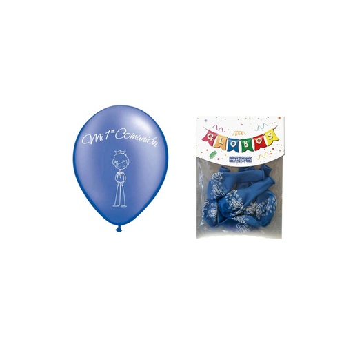 [878704] GLOBOS COMUNION AZUL 41673