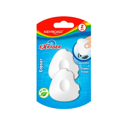 [100035] GOMA BORRAR KEYR.EXRA.BLAN.2UD