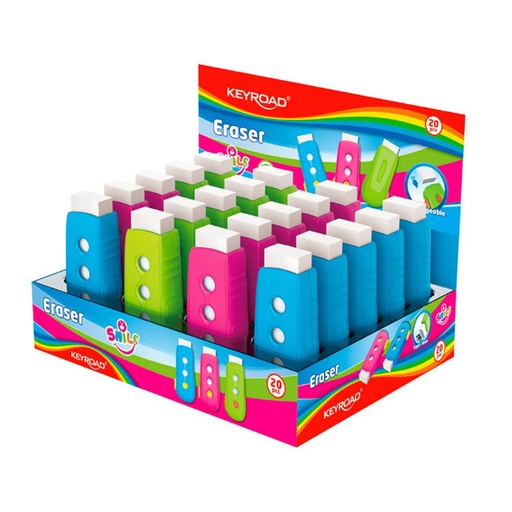 [100054] GOMA BORRAR KEYROAD SMILE.20UD