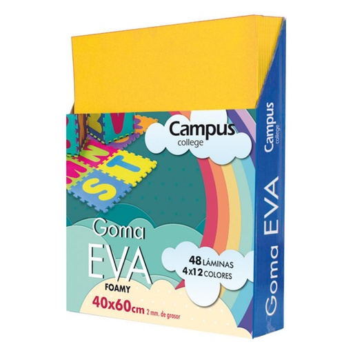 [630468] GOMA EVA CAMPUS COLLEGE 400 X 600 MM. AMARILLO