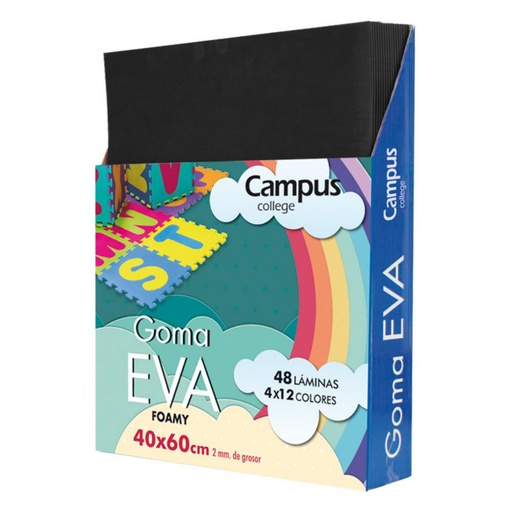 [630471] GOMA EVA CAMPUS 40X60 NEGRO