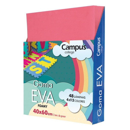 [630472] GOMA EVA CAMPUS 40X60 ROSA