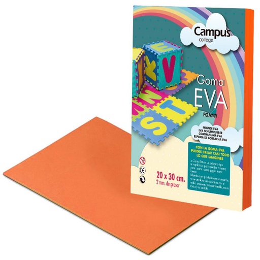 [630452] GOMA EVA CAMPUS A4 NARANJA