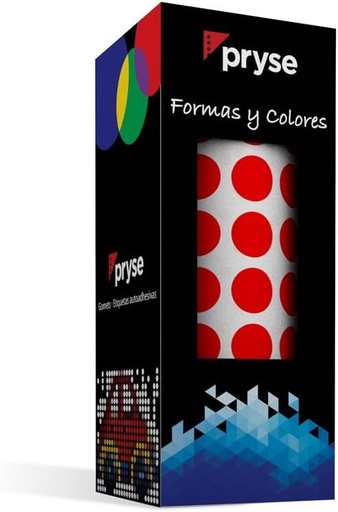 [650230] GOMETS CIRCULO ROLLO PEQUEÑO ROJO