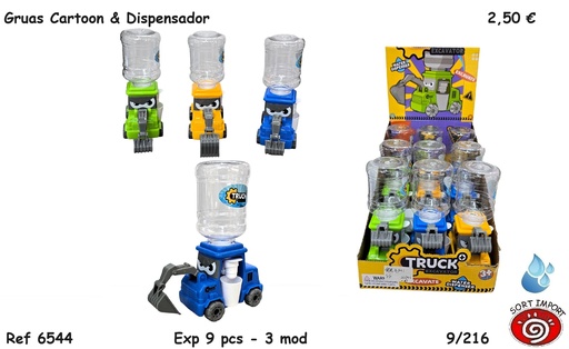[000274] GRUAS CARTOON&DISPENSADOR 6544