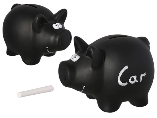 [880669] HUCHA CERDO NEGRO TIZA 37/0104