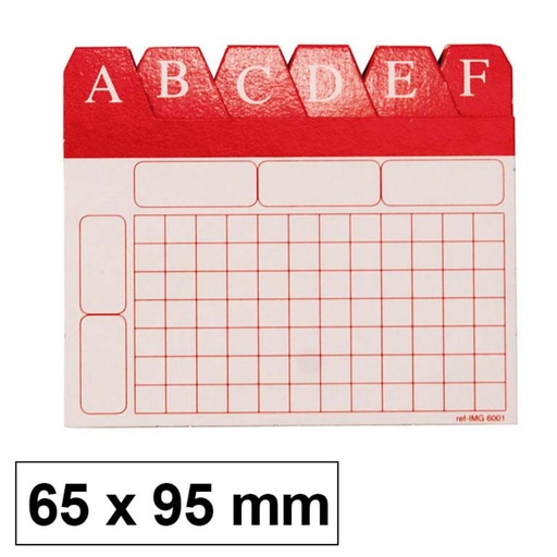 [209483] INDICE FICHERO CARTON 65X95