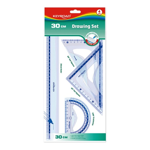 [610001] JGO.REGLAS KEYR.30CM FLEX.4PCS