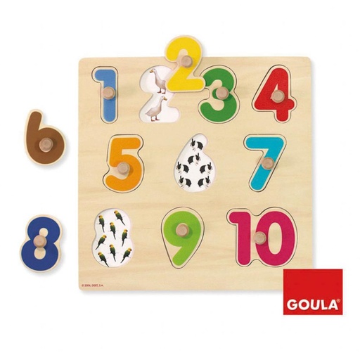 [722395] JUEGO EDUCAT.GOULA PUZZLE NUME