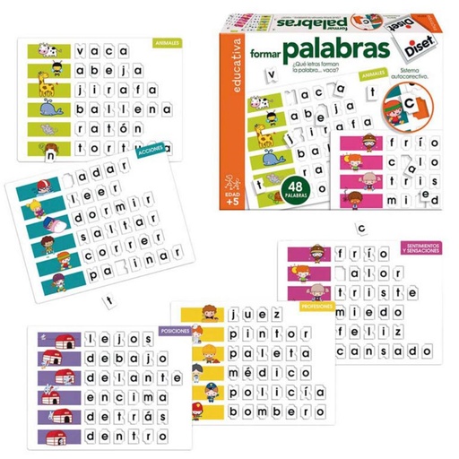 [722382] JUEGO EDUC.DISET FORM.PALABRAS