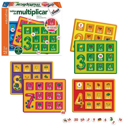 [722379] JUEGO EDUC.DISET TABLAS MULTIP