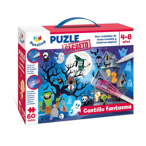 [710362] JUEGO EDUC.PUZZLE SECRETO CAST
