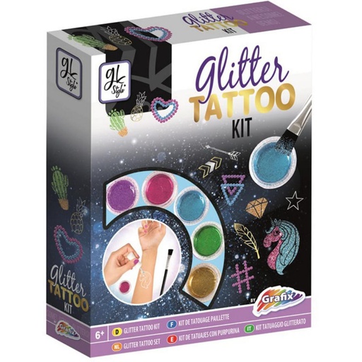 [862582] JUEGO EDUC.RMS TATTO GLITTER