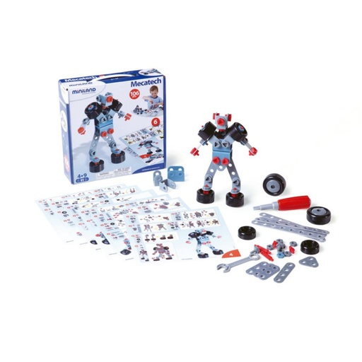 [722076] JUEGO MINILAND MECATECH 106PZS