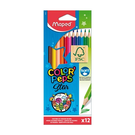 [649268] LAPICES COLORES MAPED 12COLORE